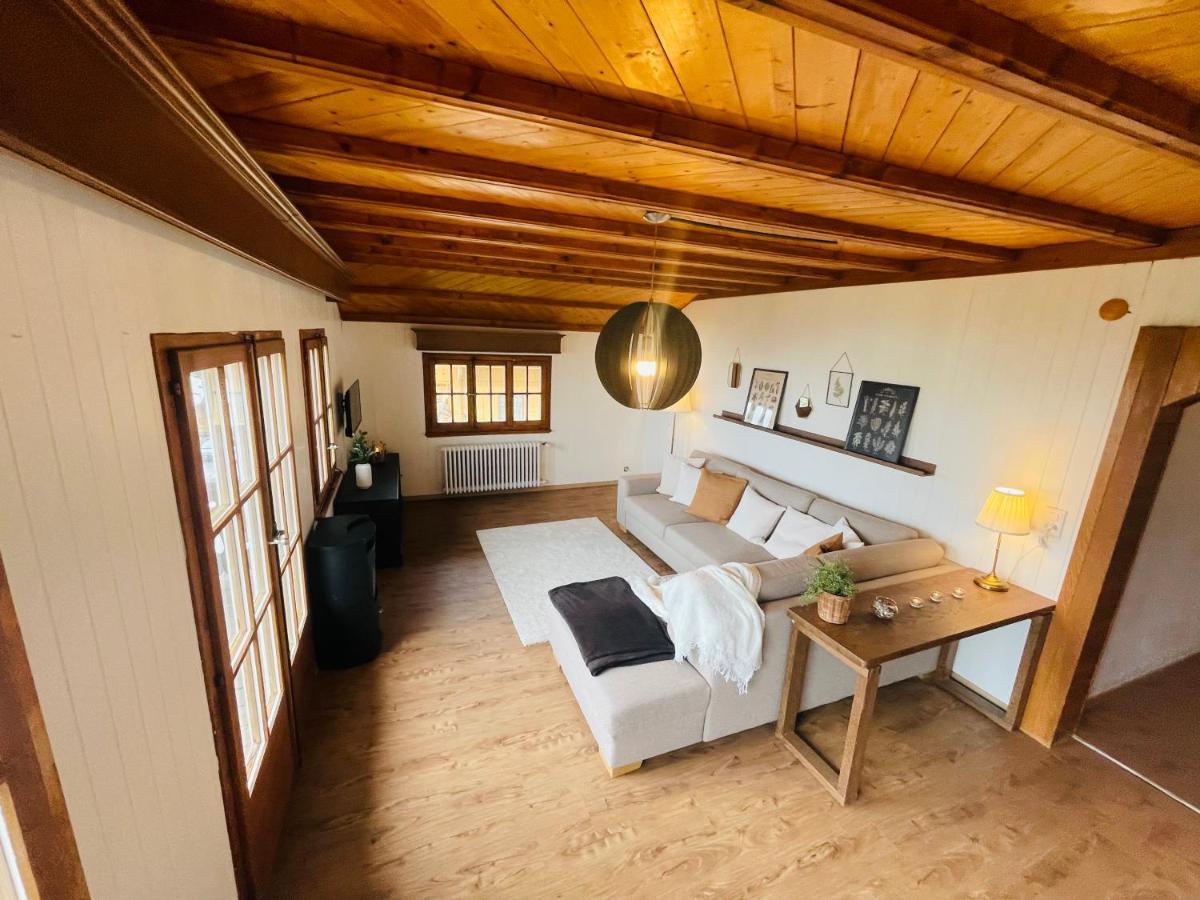 Chalet 4 Personnes Avec Sauna Leysin Kültér fotó