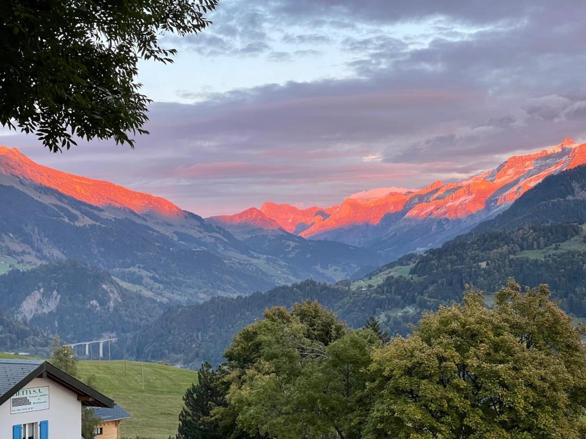 Chalet 4 Personnes Avec Sauna Leysin Kültér fotó