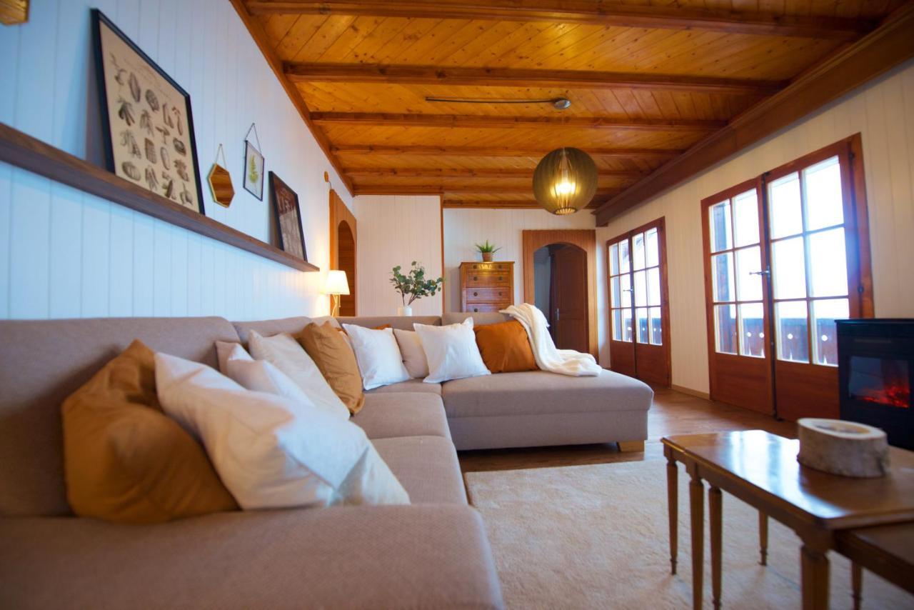 Chalet 4 Personnes Avec Sauna Leysin Kültér fotó