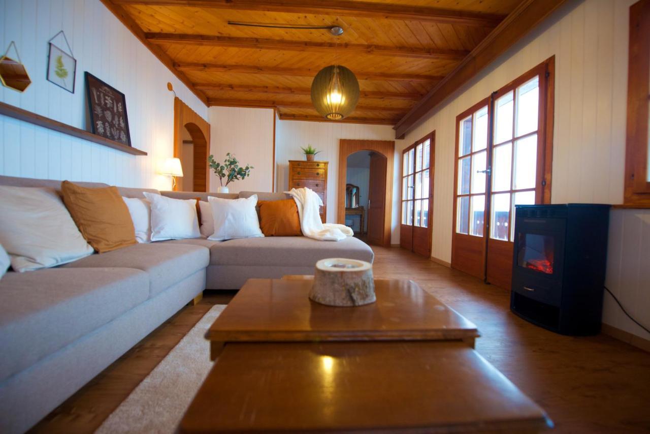 Chalet 4 Personnes Avec Sauna Leysin Kültér fotó
