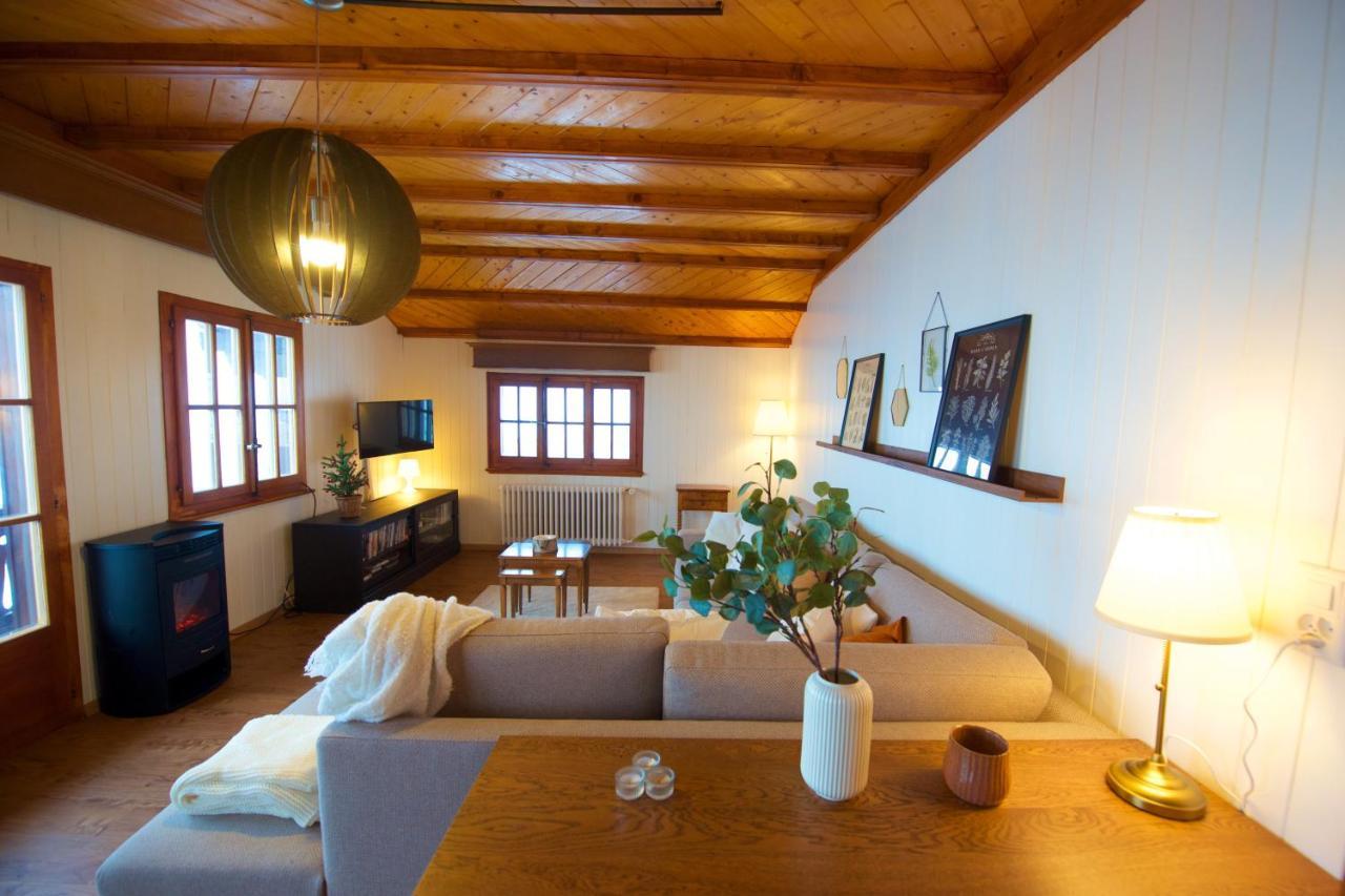 Chalet 4 Personnes Avec Sauna Leysin Kültér fotó