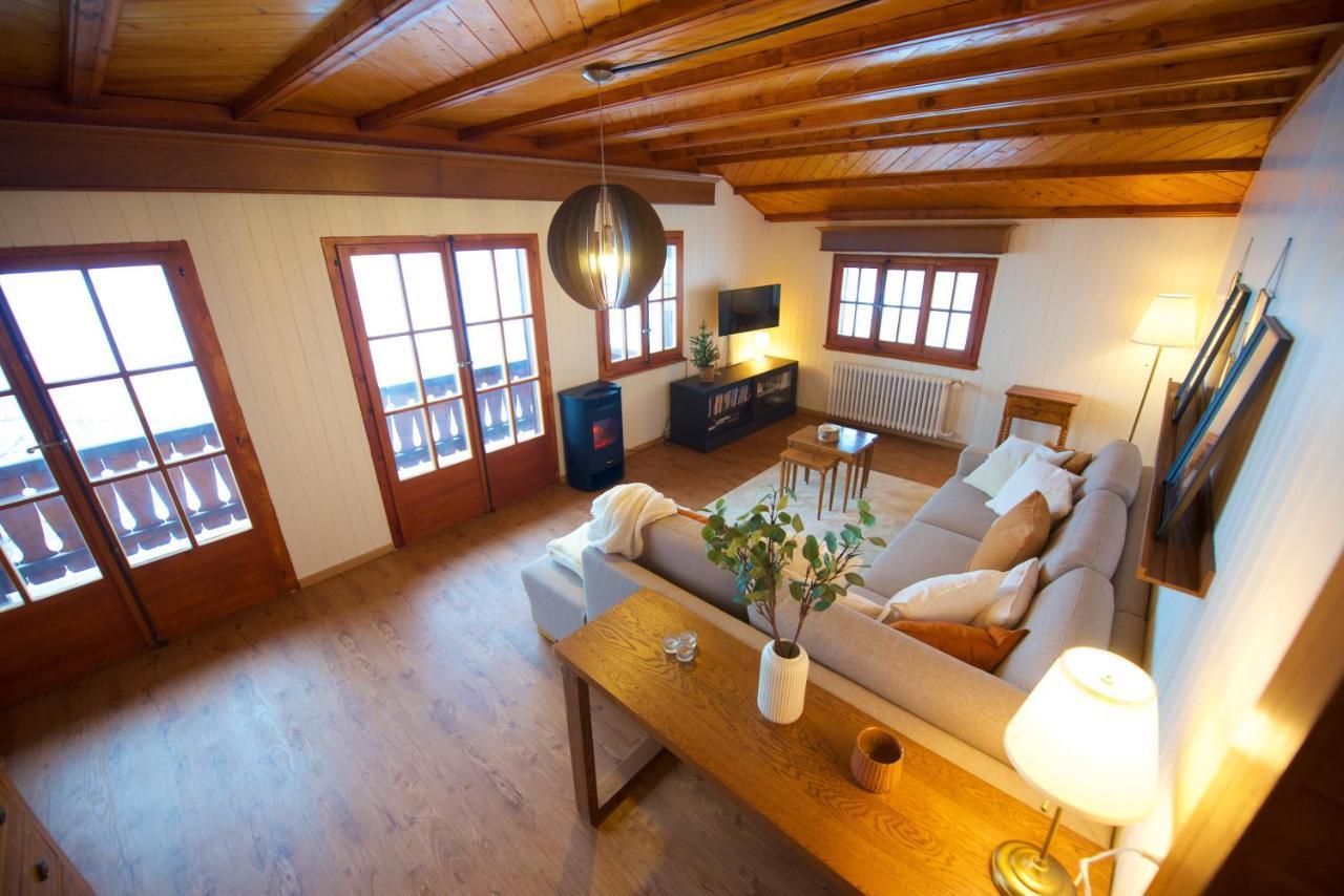 Chalet 4 Personnes Avec Sauna Leysin Kültér fotó