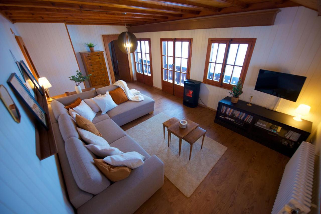 Chalet 4 Personnes Avec Sauna Leysin Kültér fotó